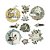 Coleção Simple Vintage Weathered Garden - Chipboard Clusters (Apliques em chipboard) - Simple Stories - Imagem 2