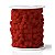 Fita Grelot (pompom) 8mm - Vermelho (Cor 8) - A&M - Imagem 1