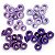 Ilhós escala de Roxo - STANDARD EYELETS (60pc) - We R - Imagem 2