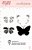 PROMO - Colecao Jardim Secreto - Carimbo XG Borboleta em Camadas - Juju Scrapbook - Imagem 1