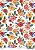 Colecao Meu dia Colorido - Papel Vegetal A4 FLORES - MMCMCC-09 - My Memories Crafts - Imagem 1