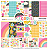 Coleção COR & AMOR - Pocket Kit 6 folhas - Bl 30,5 x 30,5 - Lemon Scrapbook - Imagem 1