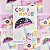 Coleção COR & AMOR - Aplique em Acrílico Guarda-chuva - Lemon Scrapbook - Imagem 1