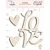 Coleção Feito com Amor - Adesivo em Chipboard Branco - LOVE - Juju Scrapbook - Imagem 1