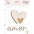 Coleção Feito com Amor - Adesivo em Chipboard Branco - AMORZINHO - Juju Scrapbook - Imagem 1