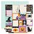 Coleção  HALLOWEENO - Pocket Kit 6 folhas - Bl 30,5 x 30,5 - Lemon Scrapbook - Imagem 4