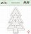 Coleção Natal Encantado - Régua de Costura/Bordado - ÁRVORE DE NATAL - Juju Scrapbook - Imagem 1