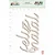 Coleção Natal Encantado - Aplique em Chipboard Branco adesivado - FELIZ NATAL - Juju Scrapbook - Imagem 1