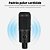 Microfone Profissional condensador para PC e Notebook cantar gravar Jogos Streaming de gravação Estúdio Youtube - Imagem 5