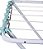 VARAL CHAO ACO LOVELY 56 X 90 X 82 CM AZUL MOR - Imagem 3