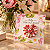 Vela Artesanal Flor no Cartão Personalizado - Imagem 1
