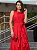 VESTIDO TAFETA COM BABADO E FLOR - LUZIA FAZZOLLI - Imagem 3