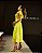 VESTIDO TRICOLINE PLISSADO COM CINTO - LUZIA FAZZOLLI - Imagem 2