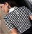 BLUSA POLO MALHA LISTRADA COM GOLA PRETA - LUZIA FAZZOLLI - Imagem 2