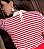 BLUSA POLO MALHA LISTRADA COM GOLA PRETA - LUZIA FAZZOLLI - Imagem 4