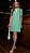 VESTIDO CREPE POLO TRICOLOR - LUZIA FAZZOLLI - Imagem 1