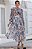 VESTIDO CHIFFON ESTAMPADO COM ILHÓS - LUZIA FAZZOLLI - Imagem 1