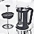 Cafeteira Bialetti  French Press 350 Ml Preta Smart Original Importado Bialetti Italia - Imagem 3