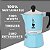 Cafeteira Bialetti Rainbow 3 Xic Azul Clara Original Importado Bialetti Italia - Imagem 4