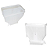 Kit reservatorios de soluvel completo cafeteira saeco phedra P9 A6 - Imagem 2