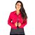 Jaqueta Cropped Jeans Menina Rosa - Imagem 1