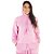 Blusa Moletom com Capuz Menina Rosa - Imagem 2