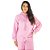 Blusa Moletom com Capuz Menina Rosa - Imagem 1