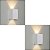Kit 2 x Arandela de Parede Effekt Branca 8W Stella STH6730/30 - Imagem 1