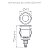 Balizador Way Up 1W 3000K Stella STL21711AL/30 - Imagem 3