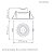 Embutido Spot Quadrado 7W 3000K Preto Stella - Imagem 4