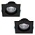 Kit 2 X Luminária Easy Par20 Preta 7w 3000k Stella Bivolt Preto - Imagem 1