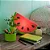 Luminária Melancia Sweet Verde Vermelho com Lâmpada Inclusa - Imagem 3