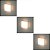 Kit 3 X Arandela Parede Ice 7,5w 3000k Stella Stl21700br/30 Bivolt Branco - Imagem 1