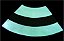 Jogo de anel refletivo para cone 75 cm adesivo - Imagem 1