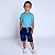Bermuda Jogger Jeans Infantil Menino Jhump Club - Imagem 1