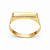 Anel em Ouro 18k Chapa Reta - Imagem 1