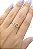 Anel em Ouro 18K Circulo Vazado com T - Imagem 3