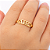 Anel em Ouro 18K ABC Infantil Vazado - Imagem 3