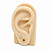 Brinco em Ouro 18k Roseta com Zircônia Baby - Imagem 3