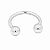 Piercing em Ouro 18k Branco Argola - Imagem 1