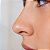 Piercing em Ouro 18K Branco Nostril (nariz) - Imagem 2