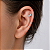 Piercing em Ouro 18K Branco Lua com Zircônias - Imagem 3