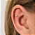 Piercing em Ouro 18k Flecha com Zirconias - Imagem 2