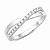 Anel em Prata 925 X Branco - Imagem 1