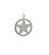 Pingente em Prata 925 Estrela de Salomão - Imagem 1