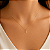 Pingente Letra Inicial em Ouro 18K 6,5 mm - Imagem 5