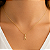 Pingente Letra Inicial em Ouro 18K 6,5 mm - Imagem 3