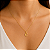 Pingente Letra Inicial em Ouro 18K 6,5 mm - Imagem 7