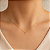 Pingente Letra Inicial em Ouro 18K 6,5 mm - Imagem 9