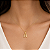 Pingente Letra Inicial em Ouro 18K 6,5 mm - Imagem 17